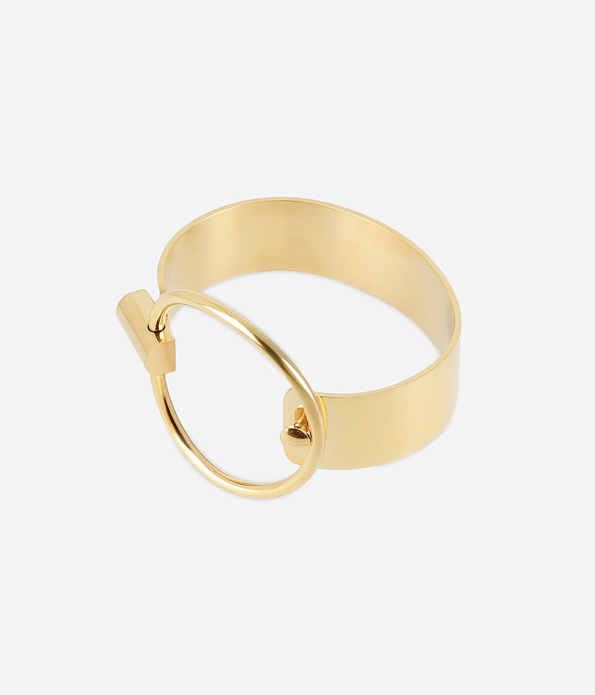 Bracelet Jonc Alwena (Acier doré)