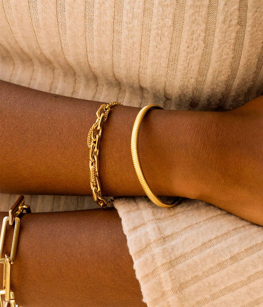 Danae Bracelet (Gold-plated Steel)