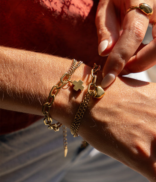 Vita Bracelet (Gold-plated Steel)