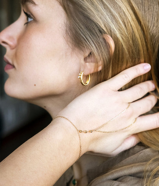 Salia Hand Jewelry (Gold-Plated Steel)