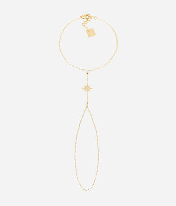 Bijou de main Orion (Acier doré)