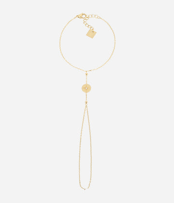 Bijou de main Boliva (Acier doré)