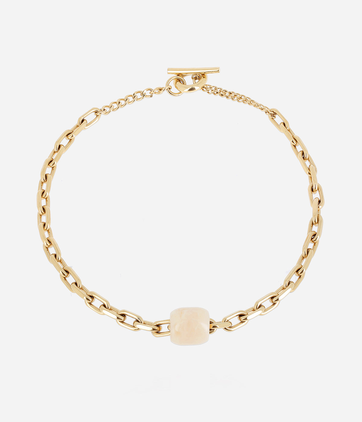 Collier Athenais (Acier doré)