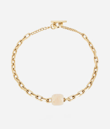 Collier Athenais (Acier doré)