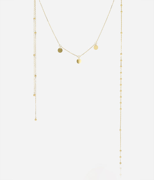 Bijou de dos Amanda (Acier doré)