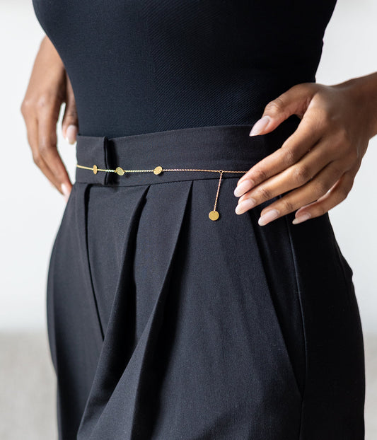 Waist jewel Sisco (Golden steel)