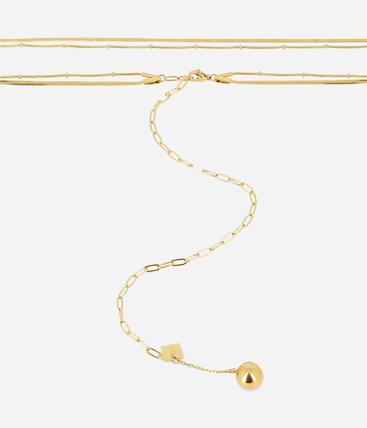 Ceinture Piana (Acier doré)